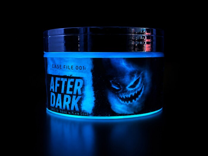 The Poltergeist — jar under UV light